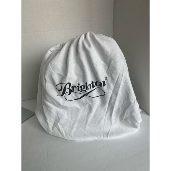 Vintage Brighton Black and Brown Leather Croc Embossed Weave Hand Shoulder Bag - Picture 11 of 11